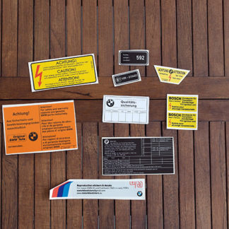 adesivi/adhesives/stickers/decal 558 vari 1985 Adesivi BMW R80 GS cod 