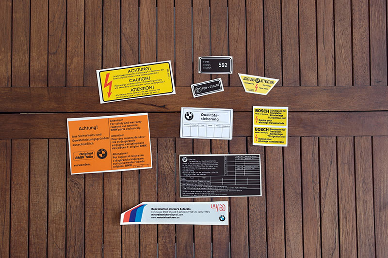 kit adesivi stickers compatibili r 80 gs team  paris dakar 1985 